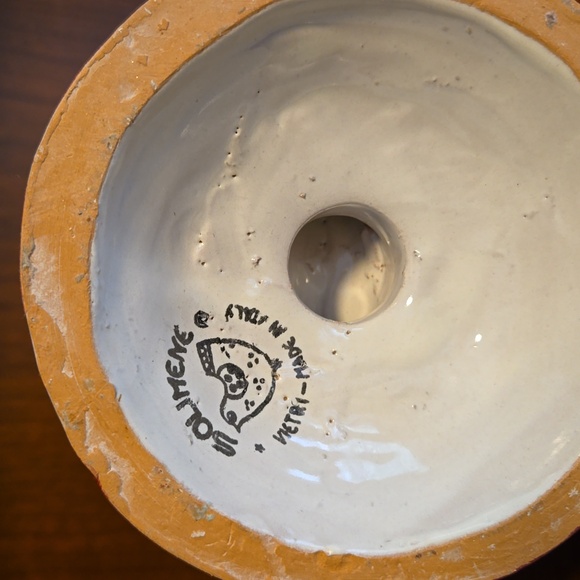 Solimene Vietri Candlesticks Pair - Picture 2 of 3